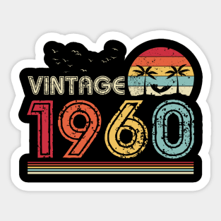 Vintage 1960 Limited Edition 61st Birthday Gift 61 Years Old Sticker